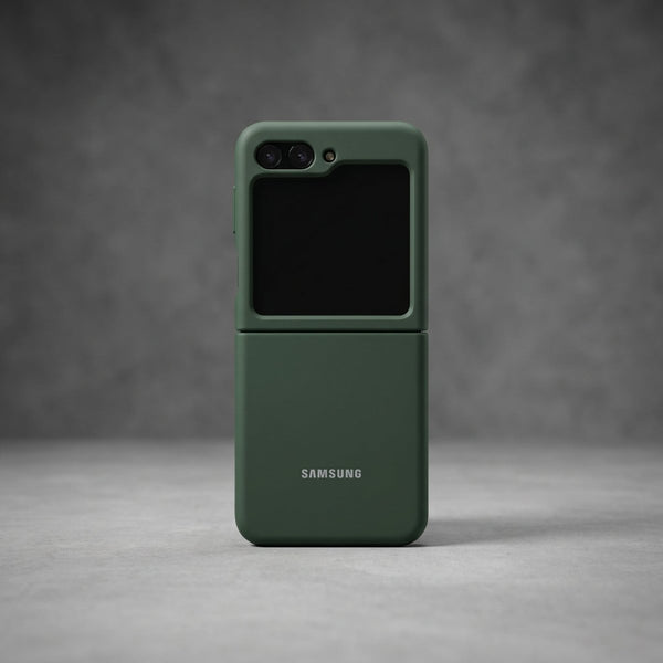 Dark Green Original Silicone case for Samsung Galaxy Z FLIP 7 fe
