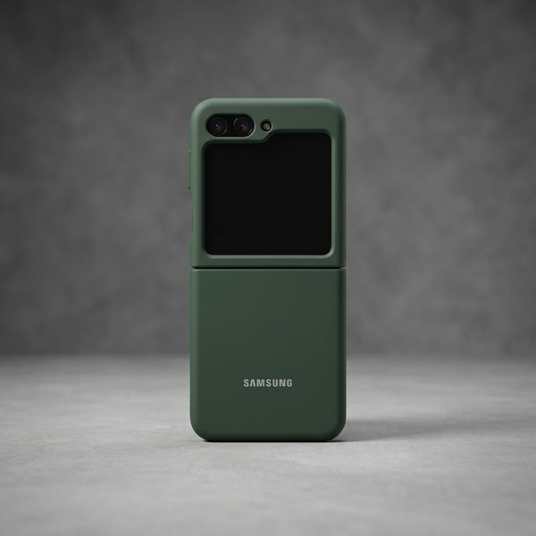 Dark Green Original Silicone case for Samsung Galaxy Z FLIP 5