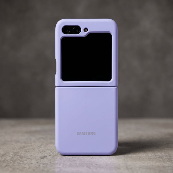 Purple Original Silicone case for Samsung Galaxy Z FLIP 7 fe