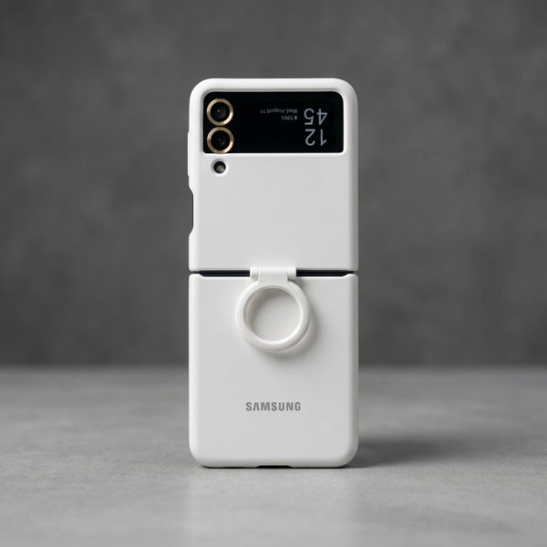 White Original Silicone case for Samsung Galaxy Z FLIP 3