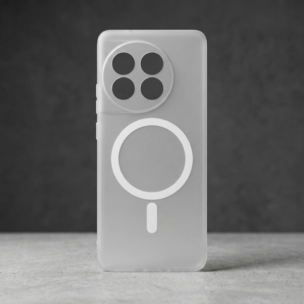 White Paper Matte Magsafe Case for Oneplus 13R