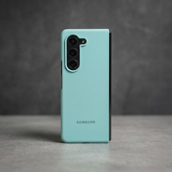 Light Blue Original Silicone case for Samsung Z Fold 5 5G