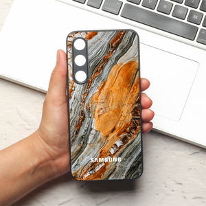 Sienna Marble metal back case for Samsung S23 FE