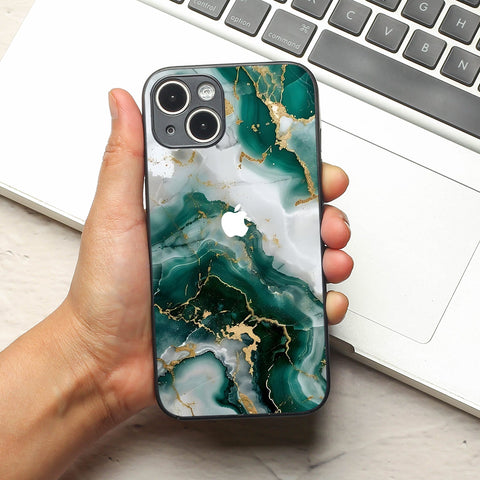 Auric Glaze metal back case for Apple Iphone 14