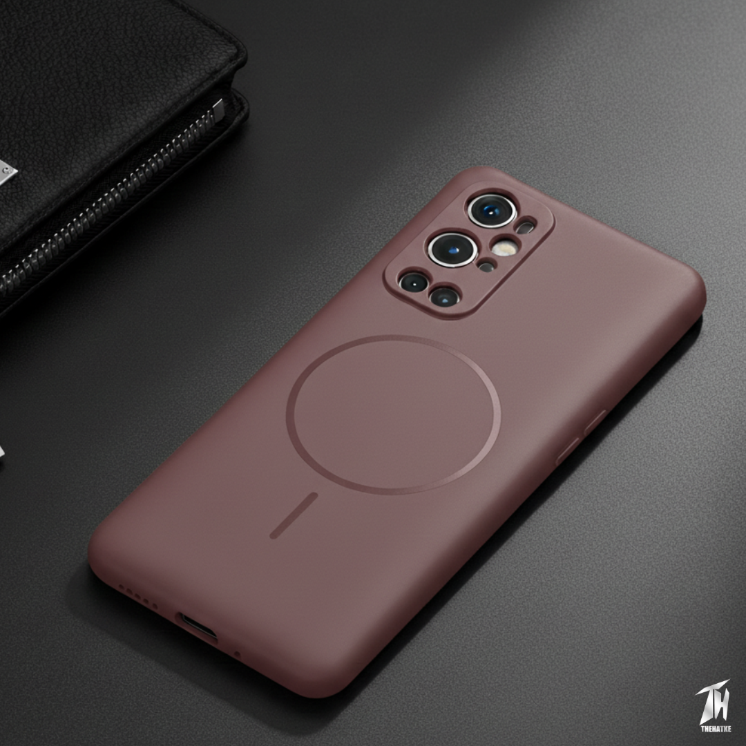 CAVEN Dark Brown Silicone case for Oneplus 9 Pro