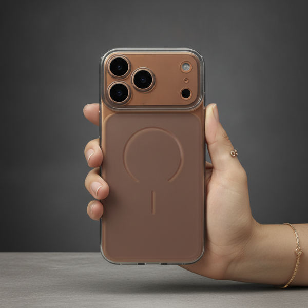 Black Amber Silicone Case for Apple Iphone 17 Pro Max
