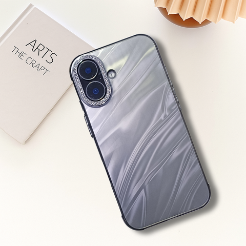 Grey Ripple Case for Apple Iphone 16