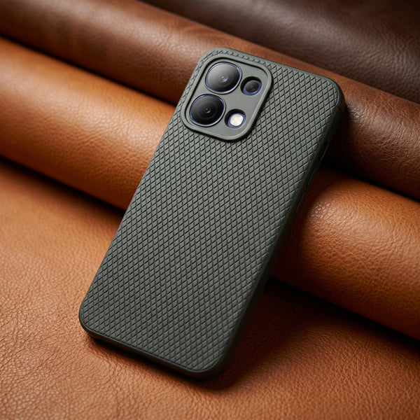 Black Line Wave Silicone Case for Oppo F31