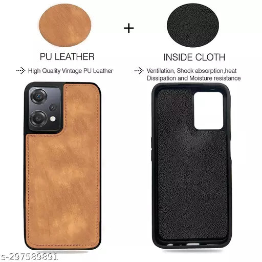 Puloka Brown Leather Case for Realme 9 Pro