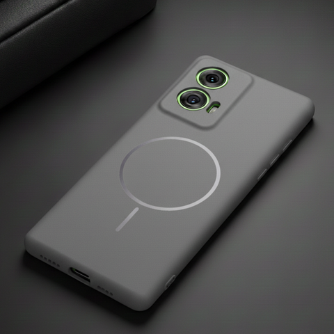 CAVEN Grey Silicone case for Motorola Edge 50 Fusion