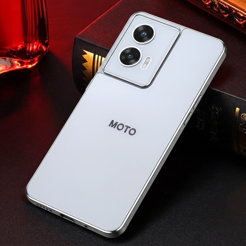 Orix White Matte Case for Motorola Edge 50 Fusion