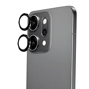 Black Metallic camera ring lens guard for Oppo Reno 14 Pro
