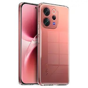 SilicaClear Transparent Silicone Case for Vivo V70 Elite
