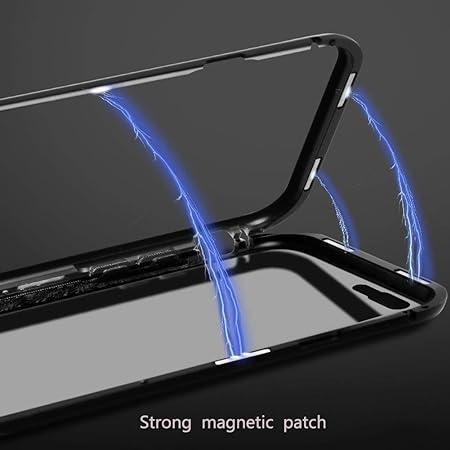 Transparent Magnetic Back Case for Apple iphone 7 Plus