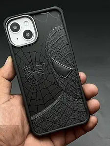 SP-Superhero Engraved logo silicon Case for Apple Iphone 13