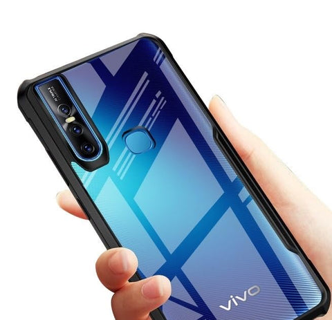 Shockproof silicone protective transparent Case for Vivo V15