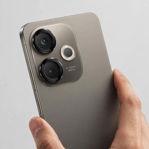 Black Metallic camera ring lens guard for Oppo A5 Pro