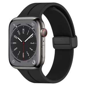 Dark Grey Magnetic Clasp Adjustable Strap For Apple Iwatch (22mm)