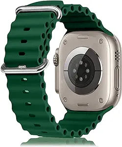 Dark Green Ocean Loop Watch Strap For apple For Apple Iwatch (45mm/49mm)