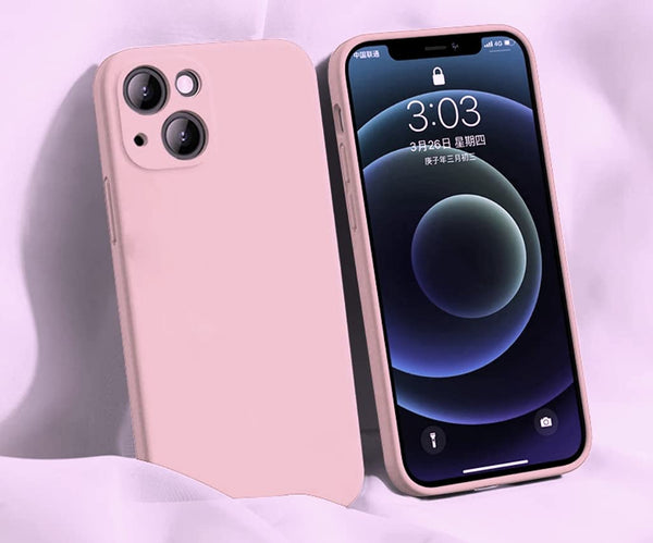 Pink Original Camera Silicone case for Apple iphone 14