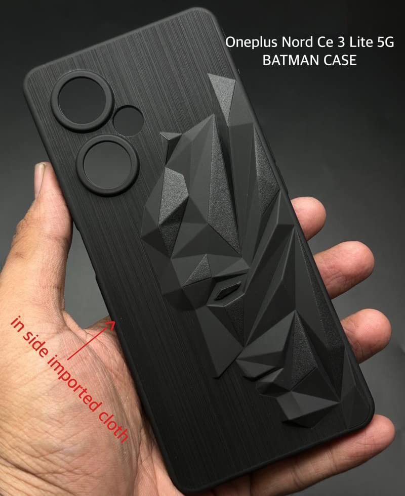 Superhero Engraved logo silicon Case for Oneplus Nord CE 3 5g