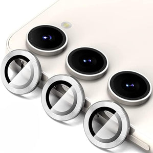 Silver Metallic camera ring lens guard for Samsung S23  Plus 5G