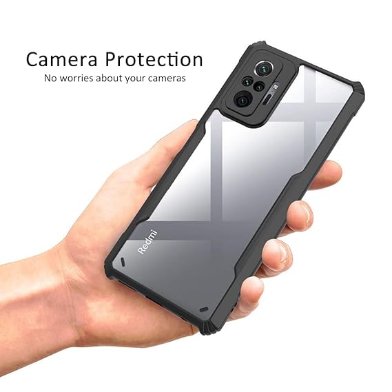 Shockproof protective transparent silicone Case for Redmi Note 10 Pro