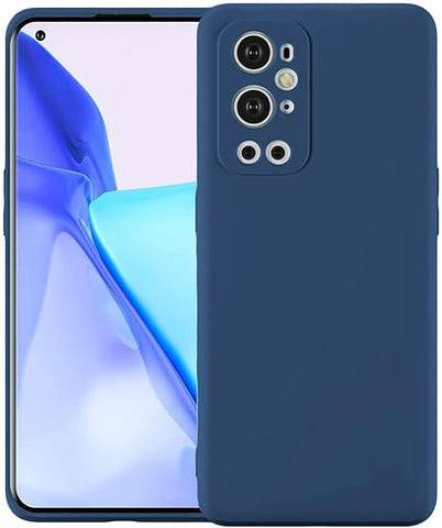 Dark Blue Camera Original Silicone Case for Oneplus 9 Pro