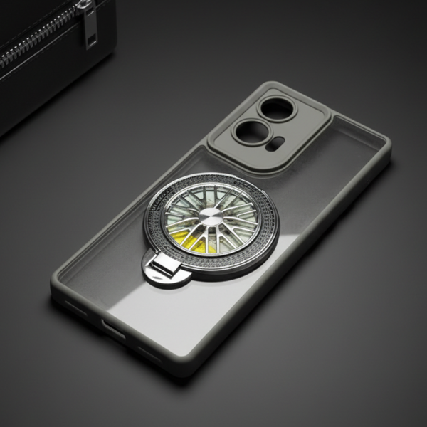 AeroRing Grey Transparent Case for Motorola Edge 50 Fusion