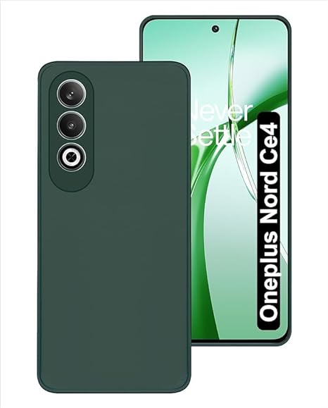 Dark Green Candy Silicone Case for Oneplus Nord CE 4