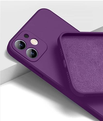 Dark Purple Original Camera Silicone case for Apple iphone 11