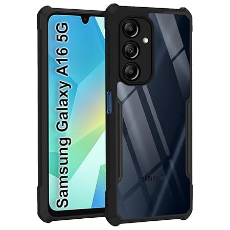 Hybrid Shockproof silicone protective transparent Case for Samsung A16 5g