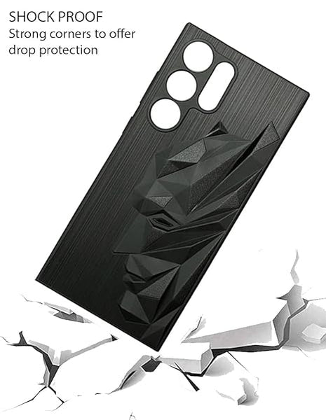 Superhero Engraved logo silicon Case for Samsung S24 Ultra