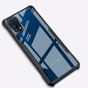 Shockproof transparent Safe Silicone case for Samsung m31s