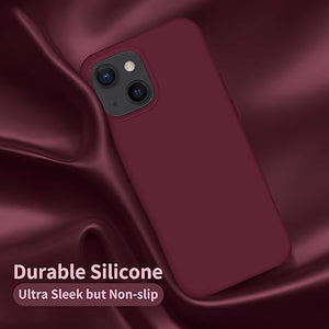 Mehroon Bumper Silicone Case for Apple iphone 13