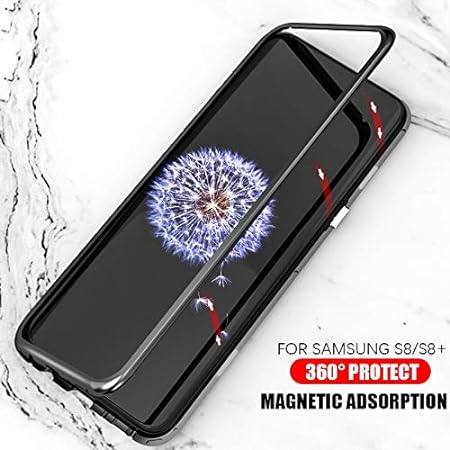 Black Magnetic Back Case for Samsung S9