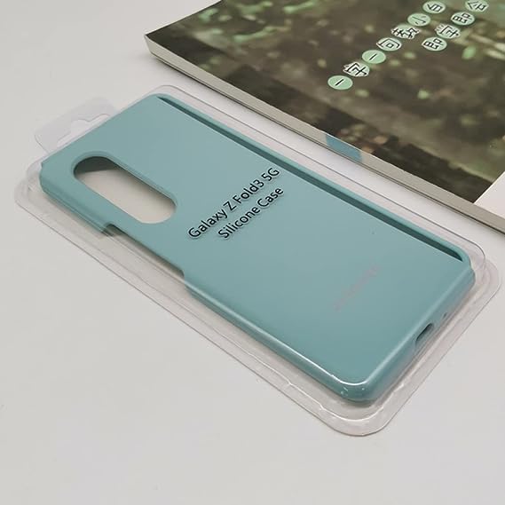 Light Blue Original Silicone case for Samsung Z Fold 5G