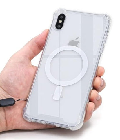 MagSafe Clear Transparent Silicone case for Apple iphone Xs Max
