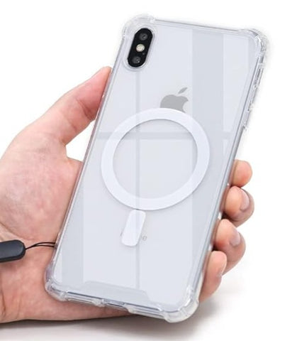 MagSafe Clear Transparent Silicone case for Apple iphone X/xs