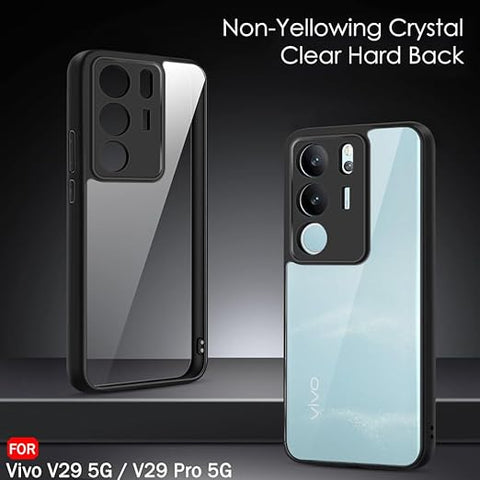 Hybrid Shockproof Transparent Silicone Case for Vivo V29 Pro 5G