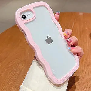 Pink Zig Zag Frame  Silicon Case for Apple Iphone 7