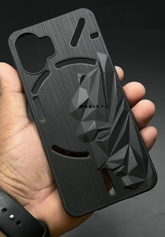 Superhero Engraved logo silicon Case for Nothing Phone 2