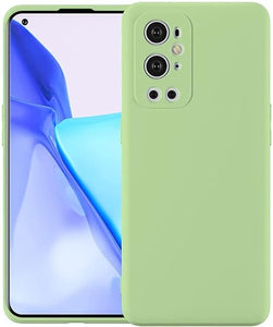 Light Green Camera Original Silicone Case for Oneplus 9 Pro