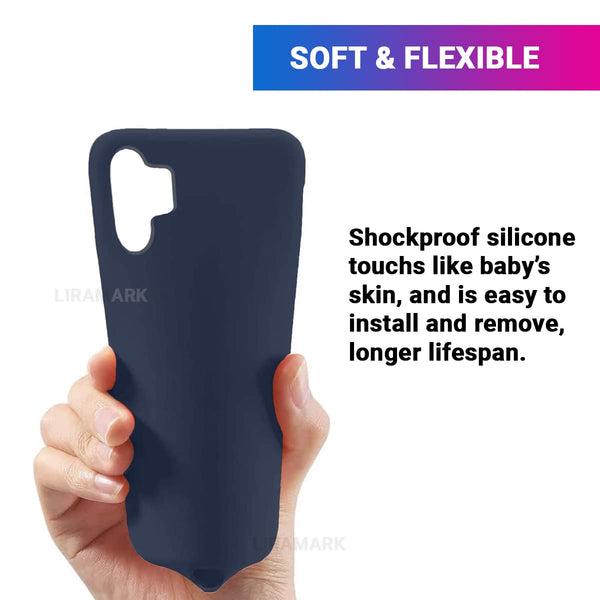 Dark Blue Original Silicone case for Samsung Note 10