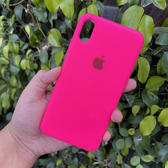 Hot Pink Original Silicone case for Apple iphone X/xs