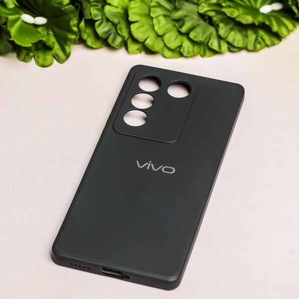 Black Candy silicone Case for Vivo V27 Pro