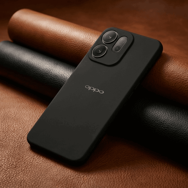 Black Camera Original Silicone case for Oppo Reno 14F