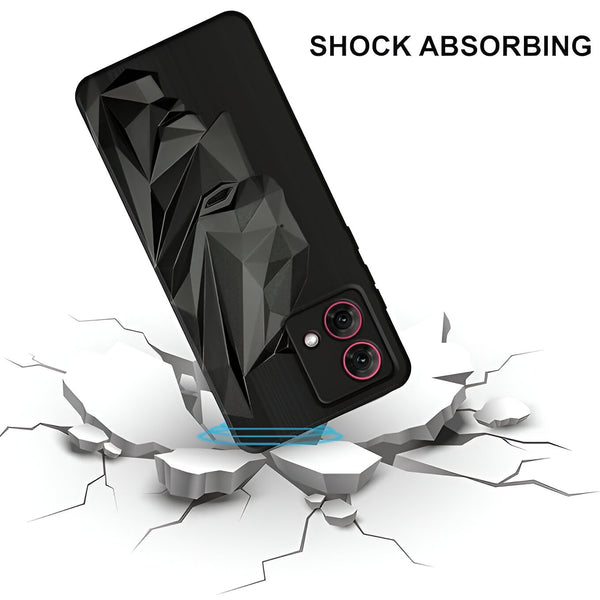 Superhero Engraved logo silicon Case for Motorola G84 5g