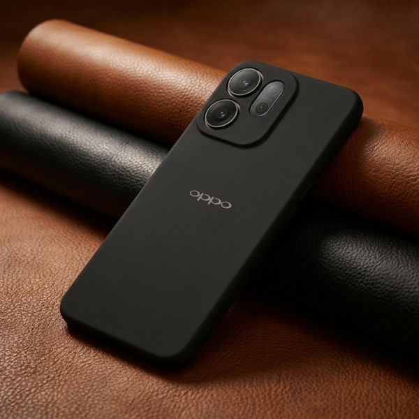 Black Camera Original Silicone case for Oppo Reno 14F