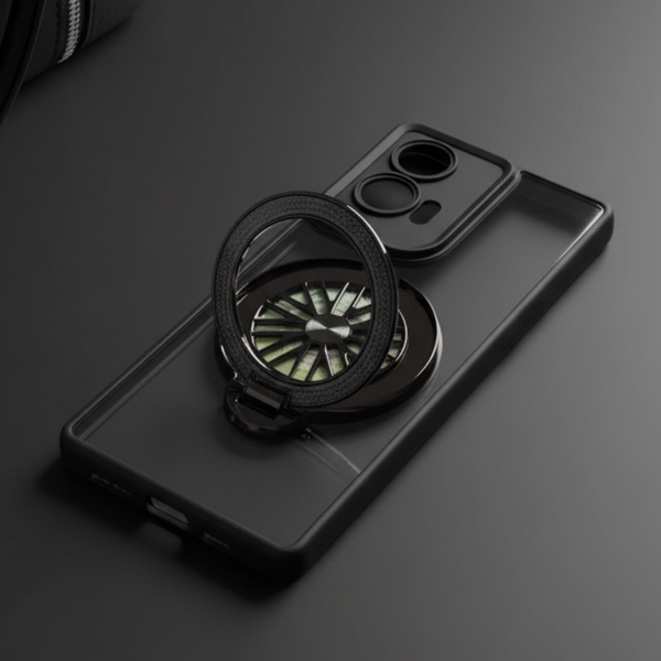 AeroRing Black Transparent  Case for Motorola Edge 50 Fusion